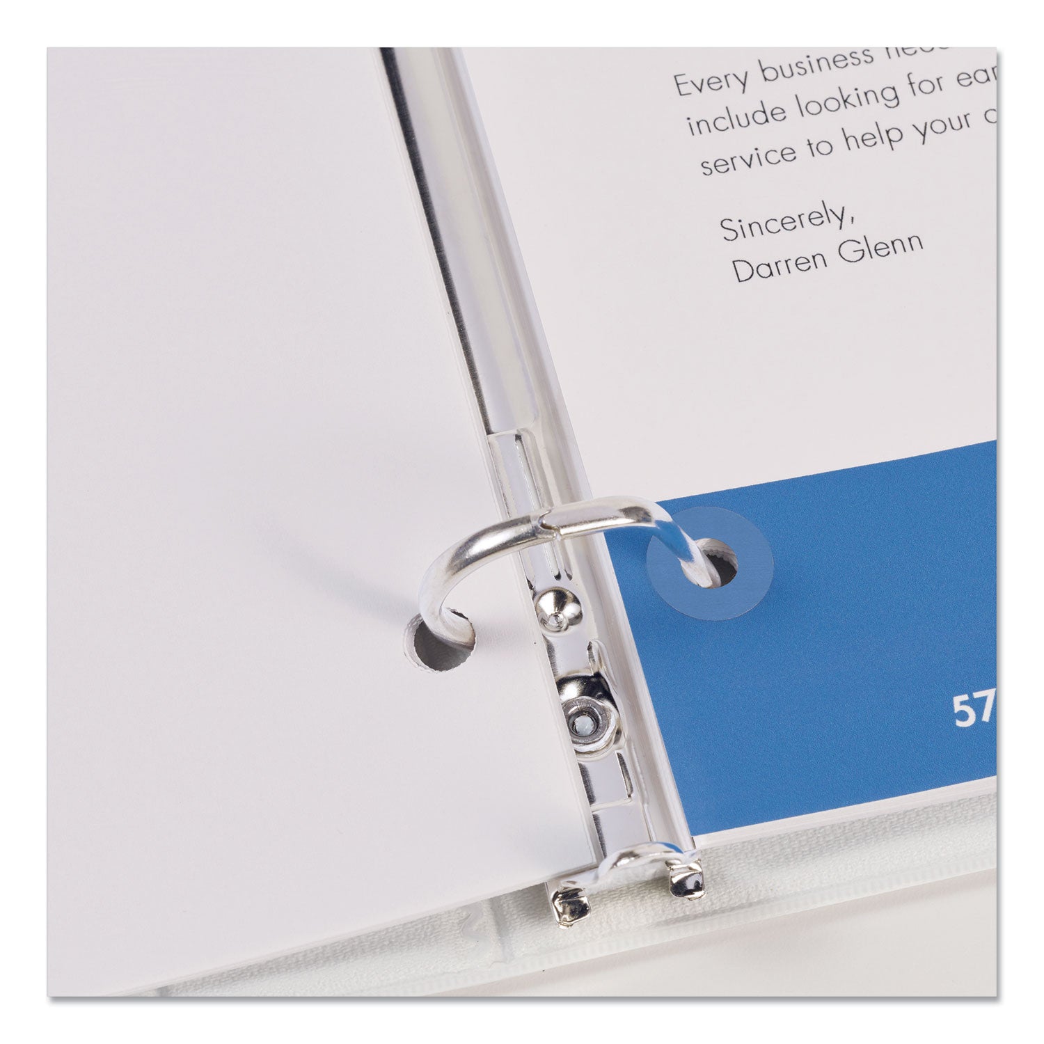 Avery Dispenser Pack Hole Reinforcements, 0.25" Dia, Clear, 200/Pack, (5721) (05721)