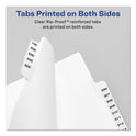 Preprinted Legal Exhibit Bottom Tab Index Dividers, Avery Style, 26-Tab, Exhibit 1 to Exhibit 25, 11 x 8.5, White, 1 Set (11378)