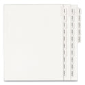 Avery Preprinted Legal Exhibit Side Tab Index Dividers, Allstate Style, 25-Tab, Exhibit 1 to Exhibit 25, 11 x 8.5, White, 1 Set (82106)