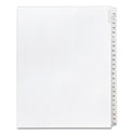 Avery Preprinted Legal Exhibit Side Tab Index Dividers, Allstate Style, 25-Tab, 76 to 100, 11 x 8.5, White, 1 Set, (1704) (01704)