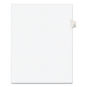 Preprinted Legal Exhibit Side Tab Index Dividers, Avery Style, 10-Tab, 6, 11 x 8.5, White, 25/Pack (11916)