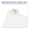 Avery Preprinted Legal Exhibit Side Tab Index Dividers, Allstate Style, 10-Tab, I to X, 11 x 8.5, White, 1 Set (82319)