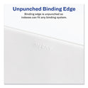 Preprinted Legal Exhibit Side Tab Index Dividers, Avery Style, 26-Tab, C, 11 x 8.5, White, 25/Pack, (1403) (01403)