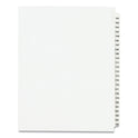 Preprinted Legal Exhibit Side Tab Index Dividers, Avery Style, 25-Tab, 101 to 125, 11 x 8.5, White, 1 Set, (1334) (01334)