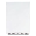 Preprinted Legal Exhibit Bottom Tab Index Dividers, Avery Style, 27-Tab, Exhibit A to Exhibit Z, 11 x 8.5, White, 1 Set (11376)