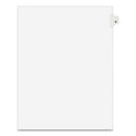 Preprinted Legal Exhibit Side Tab Index Dividers, Avery Style, 26-Tab, B, 11 x 8.5, White, 25/Pack, (1402) (01402)