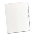 Preprinted Legal Exhibit Side Tab Index Dividers, Avery Style, 26-Tab, 51 to 75, 11 x 8.5, White, 1 Set (11396)