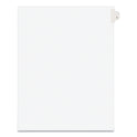 Preprinted Legal Exhibit Side Tab Index Dividers, Avery Style, 10-Tab, 1, 11 x 8.5, White, 25/Pack (11911)