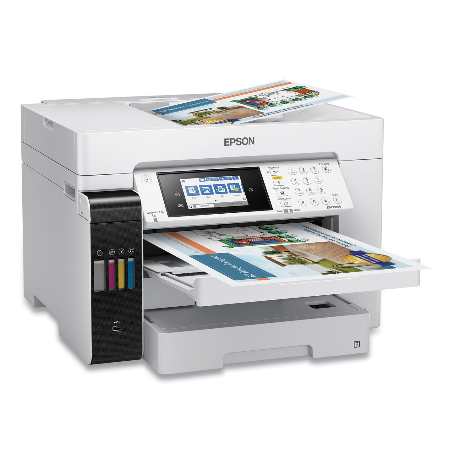 Epson Workforce St-c8000 Supertank Color Mfp (C11CH71202)