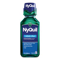 Vicks NyQuil Cold and Flu Nighttime Liquid, 12 oz Bottle, 12/Carton (01426)