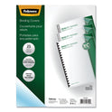 Fellowes Crystals Transparent Presentation Covers for Binding Systems, Clear, with Round Corners, 11.25 x 8.75, Unpunched, 25/Pack (52309)