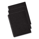 Fellowes Executive Leather-Like Presentation Cover, Black, 11.25 x 8.75, Unpunched, 200/Pack (52149)