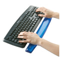 Fellowes Gel Crystals Keyboard Wrist Rest, 18.5 x 2.25, Blue (91137)