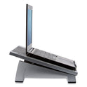 Fellowes Office Suites Laptop Riser, 15.13" x 11.38" x 4.5" to 6.5", Black/Silver, Supports 10 lbs (8032001)