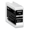 Epson T770720 (T770) UltraChrome PRO10 Ink, 25 mL, Gray