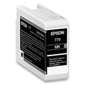 Epson T770820 (T770) UltraChrome PRO10 Ink, 25 mL, Matte Black