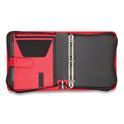 Five Star Tech Zipper Binder, 3 Rings, 1.5" Capacity, 11 x 8.5, Red/Black Accents (72206)
