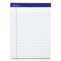 Ampad Perforated Writing Pads, Wide/Legal Rule, 50 White 8.5 x 11.75 Sheets, Dozen (20360)