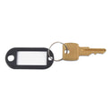 Advantus Key Tags Label Window, 0.88 x 0.19 x 2, Black, 6/Pack (KEY98017)