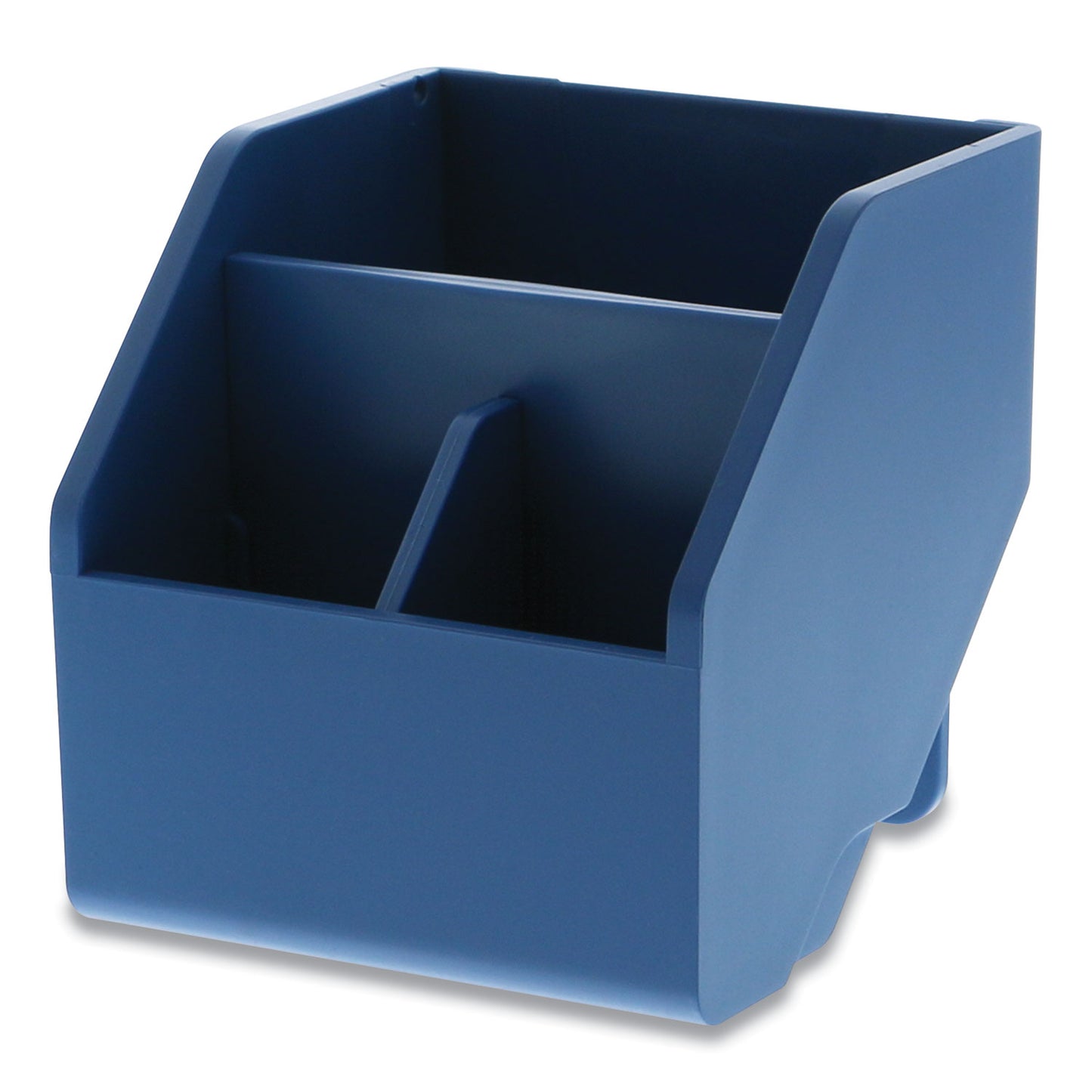 Bostitch Konnect Desktop Organizer Short Storage Bin, 3.4" x 3.5" x 3.5", Blue (KTCUPBLUE)