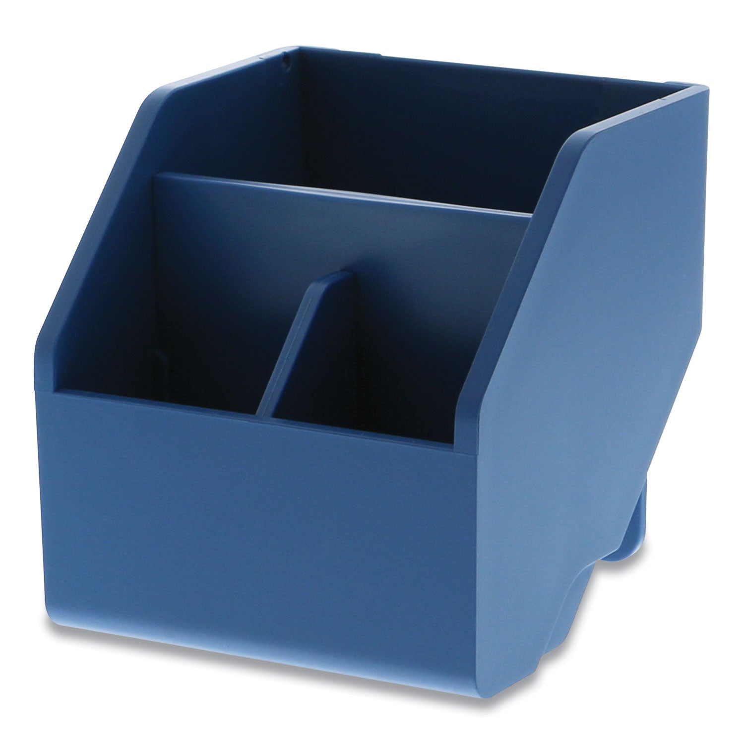 Bostitch Konnect Desktop Organizer Short Storage Bin, 3.4" x 3.5" x 3.5", Blue (KTCUPBLUE)