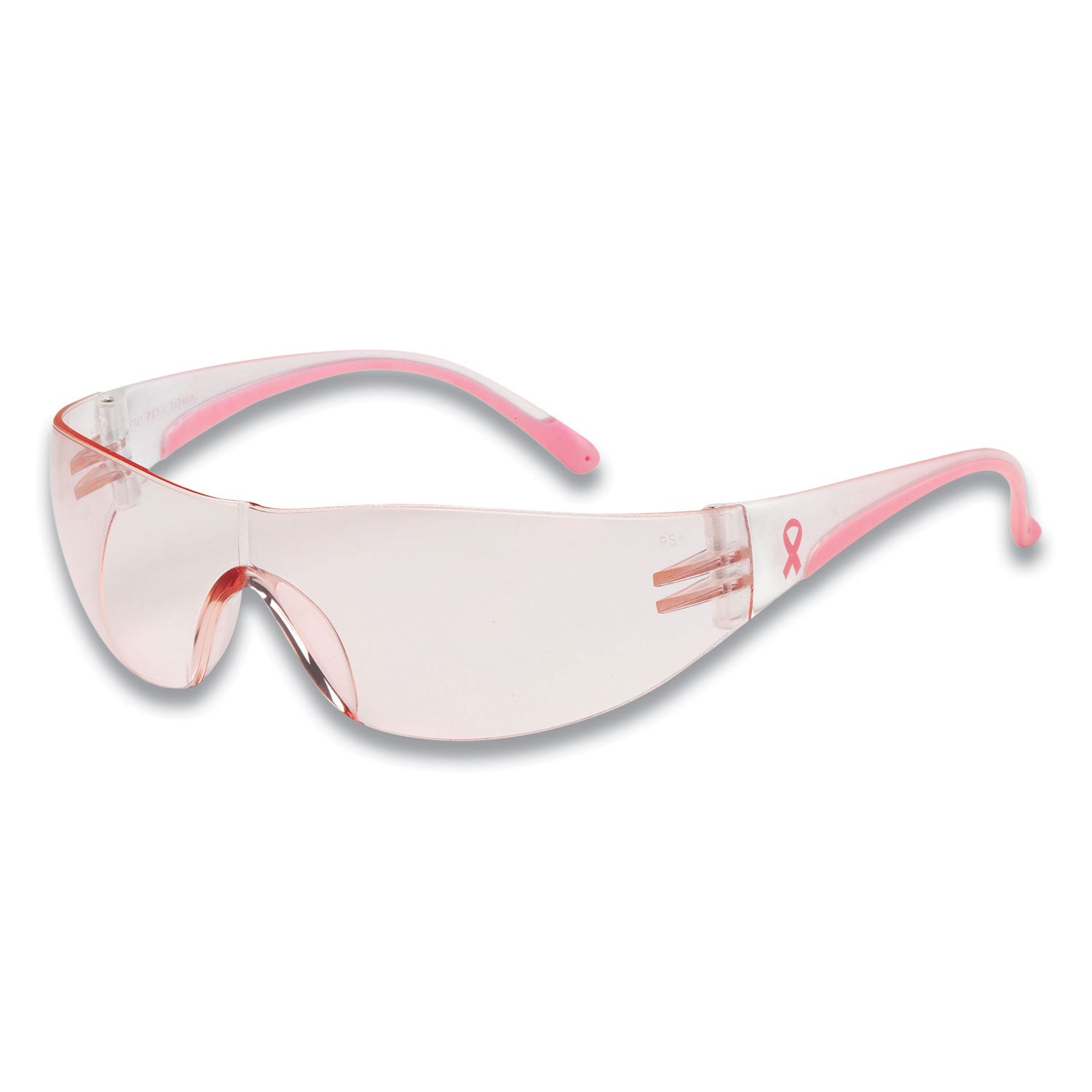 Bouton Eva Optical Safety Glasses, Scratch-Resistant, Pink Lens, Pink/Clear Frame (250100904)