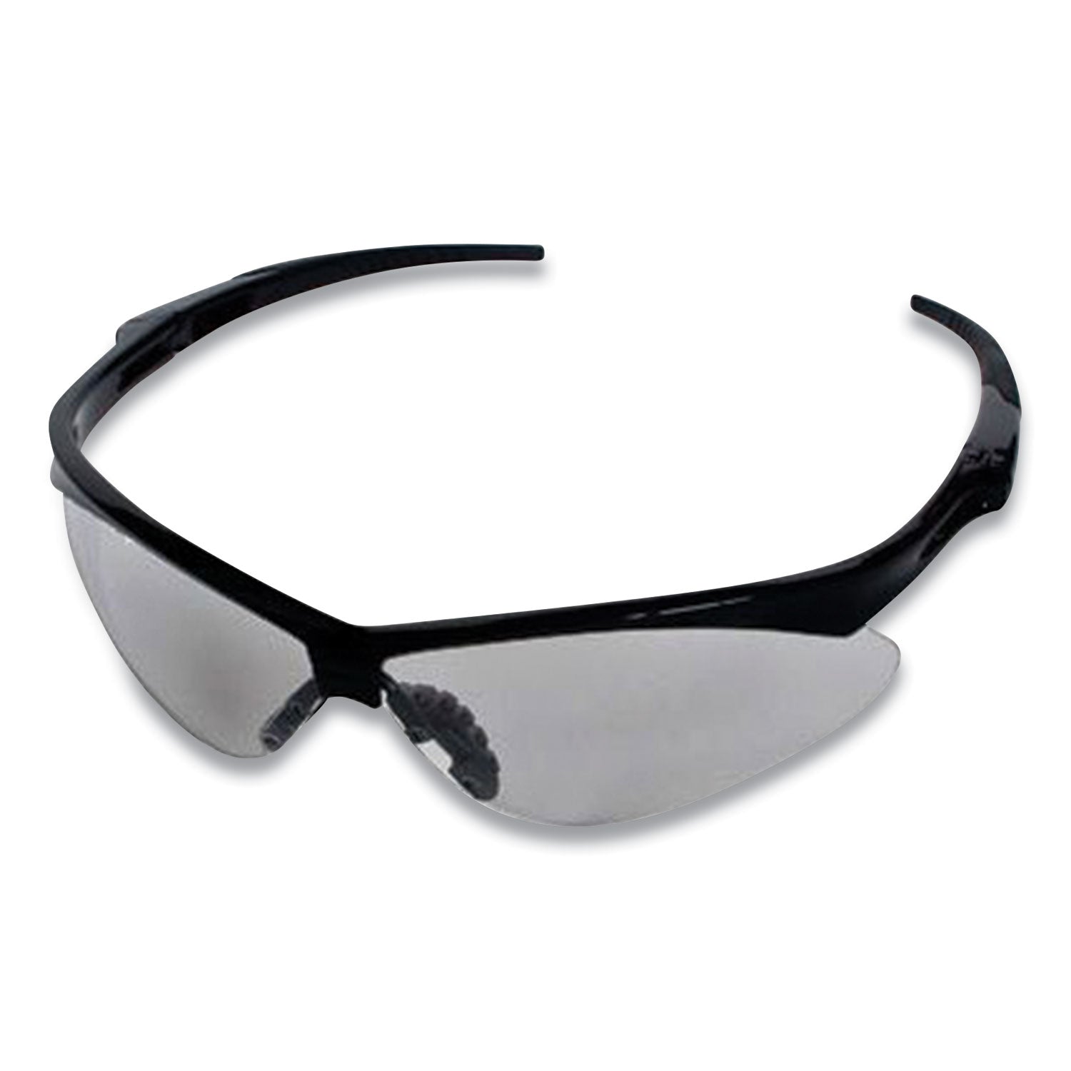 Bouton Anser Optical Safety Glasses, Scratch-Resistant, Clear Lens, Black Frame (250AN10114)