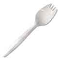 Berkley Square Individually Wrapped Mediumweight Cutlery, Spork, White, 1,000/Carton (1105000)