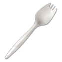 Berkley Square Individually Wrapped Mediumweight Cutlery, Spork, White, 1,000/Carton (1105000)