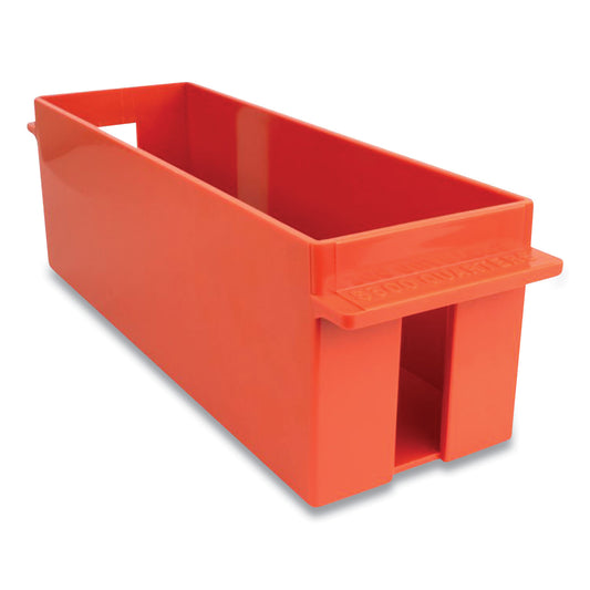 CONTROLTEK Extra-Capacity Coin Tray, Quarters, 1 Compartment, 11.5 x 3.38 x 3.38, Plastic, Orange (560168)