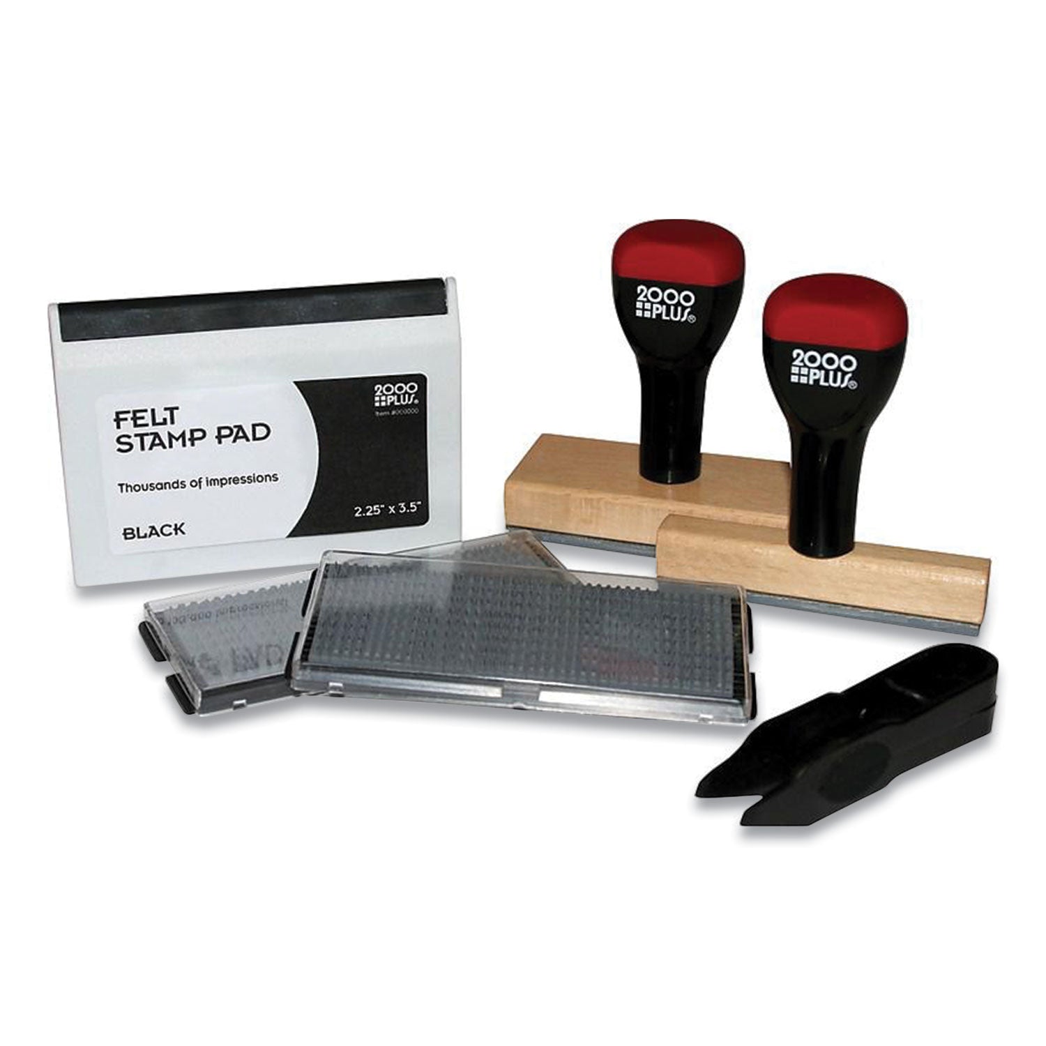 2000 PLUS Custom Stamp Kit, Black Ink (030968)