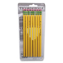 Ticonderoga Tri-Write Triangular Pencil, HB (#2), Black Lead, Yellow Barrel, 8/Pack (13852)