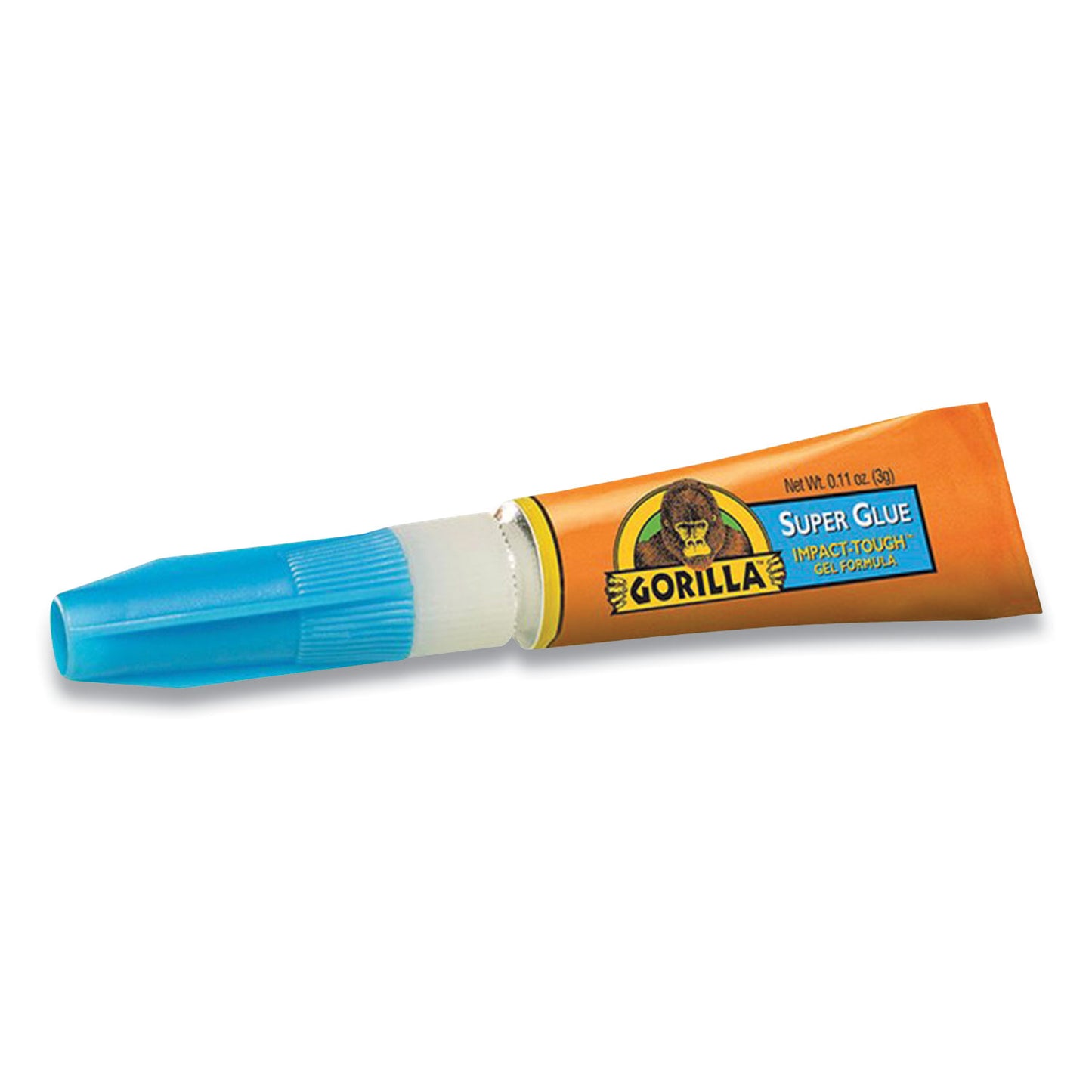 Gorilla Super Glue, Two 0.11 oz Tubes, Dries Clear (7800103)