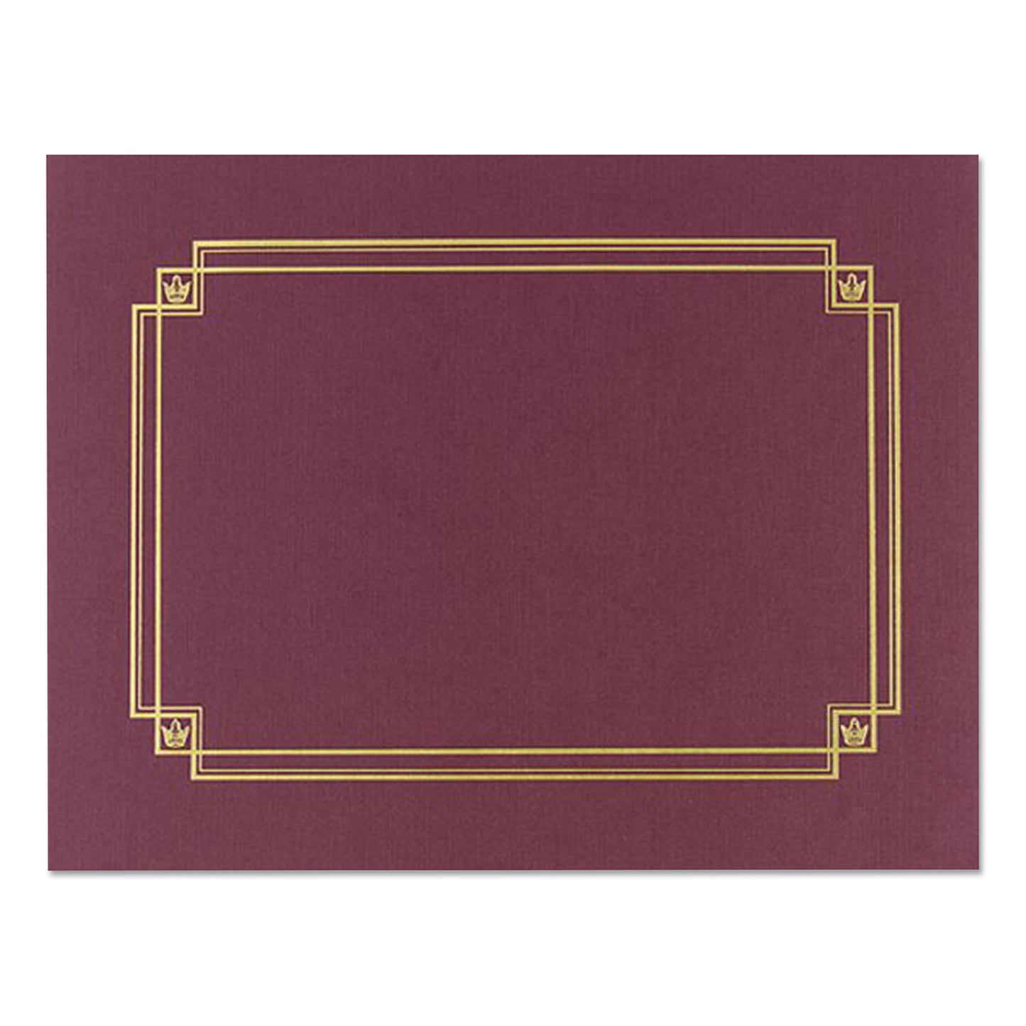 Great Papers! Premium Textured Certificate Holder, 12.65 x 9.75, Burgundy, 3/Pack (939503)