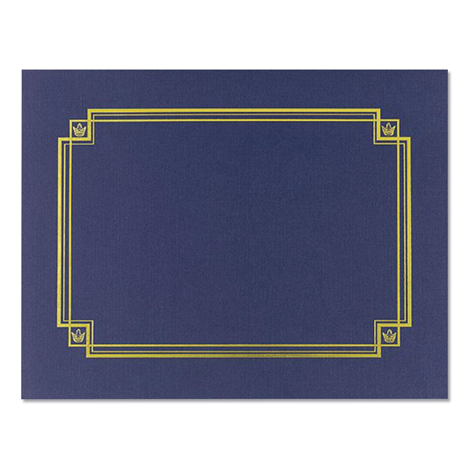 Great Papers! Premium Textured Certificate Holder, 12.65 x 9.75, Navy, 3/Pack (938903)