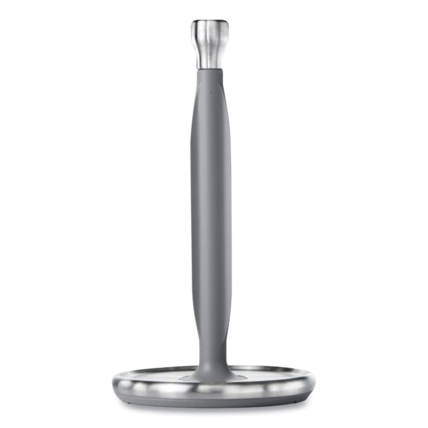 OXO Good Grips Steady Paper Towel Holder, Stainless Steel, 8.1 x 7.8 x 14.5, Gray/Silver (13245000)