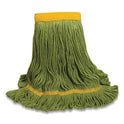 Dell 1200 Series Mop Head, PET, Large, 5" Headband, Green (1200LGR)