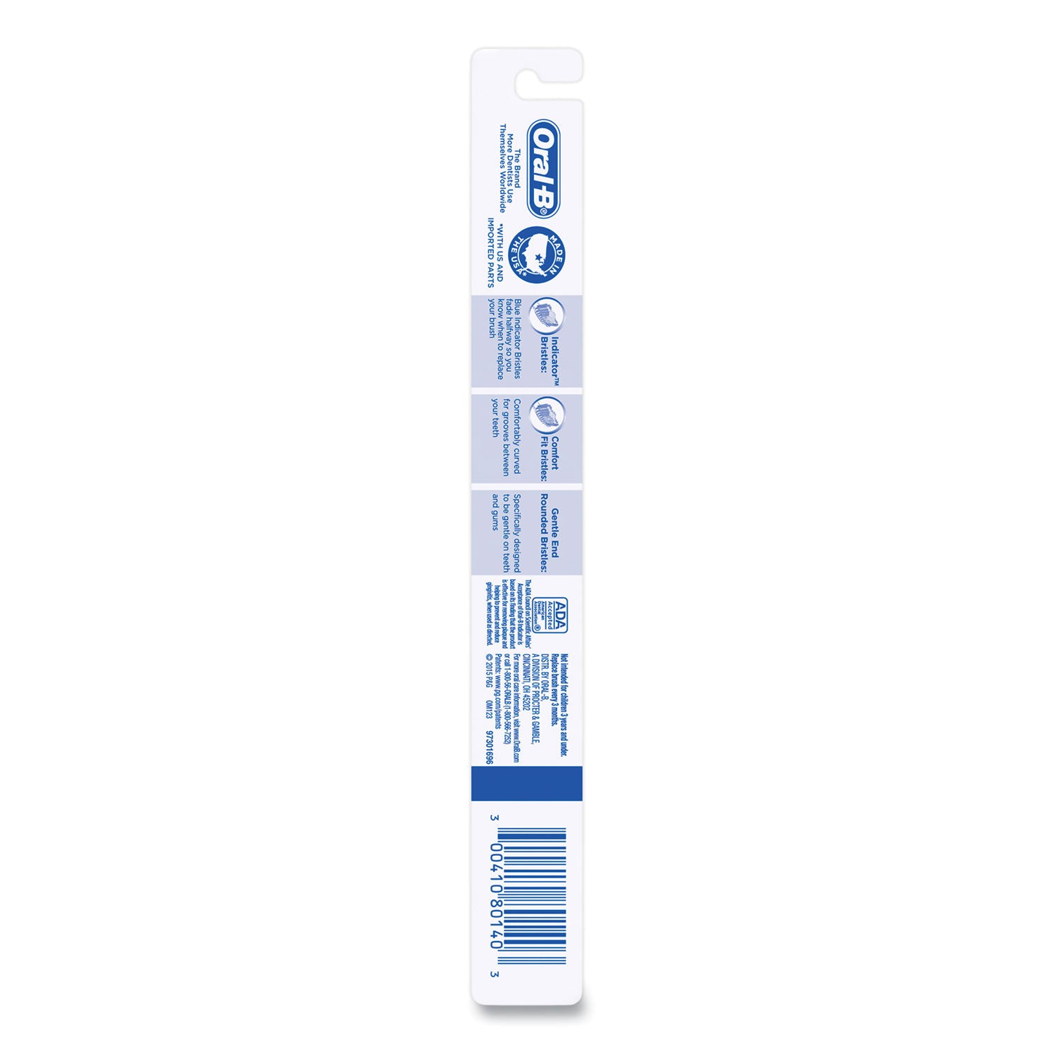 Oral-B Indicator Contour Clean Soft Toothbrush, Blue (80200)