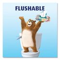 Charmin Flushable Wipes, 1-Ply, 5 x 7.2, Unscented, White, 40 Wipes/Tub, 4 Tubs/Pack (79619)