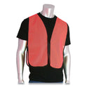 PIP Hook and Loop Safety Vest, One Size Fits Most, Hi-Viz Orange (3000800OR)