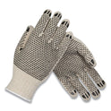 PIP PVC-Dotted Cotton/Polyester Work Gloves, Small, Gray/Black, 12 Pairs (36110PDDS)