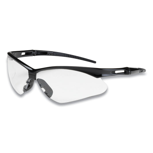 Bouton Anser Optical Safety Glasses, Anti-Fog, Scratch-Resistant, Clear Lens, Black Frame (250AN10111)