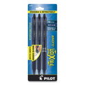 Pilot FriXion Clicker Erasable Gel Pen, Retractable, Fine 0.7 mm, Navy Ink, Navy Barrel, 3/Pack (31468)