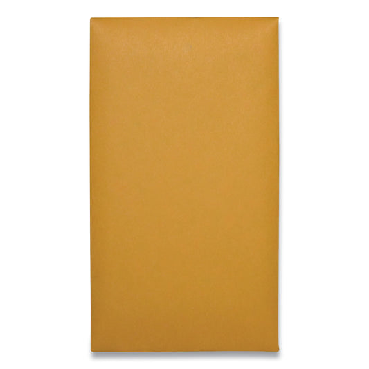 Quality Park Kraft Coin and Small Parts Envelope, #6, Square Flap, Clasp/Gummed Closure, 3.38 x 6, Brown Kraft, 100/Box (37010)