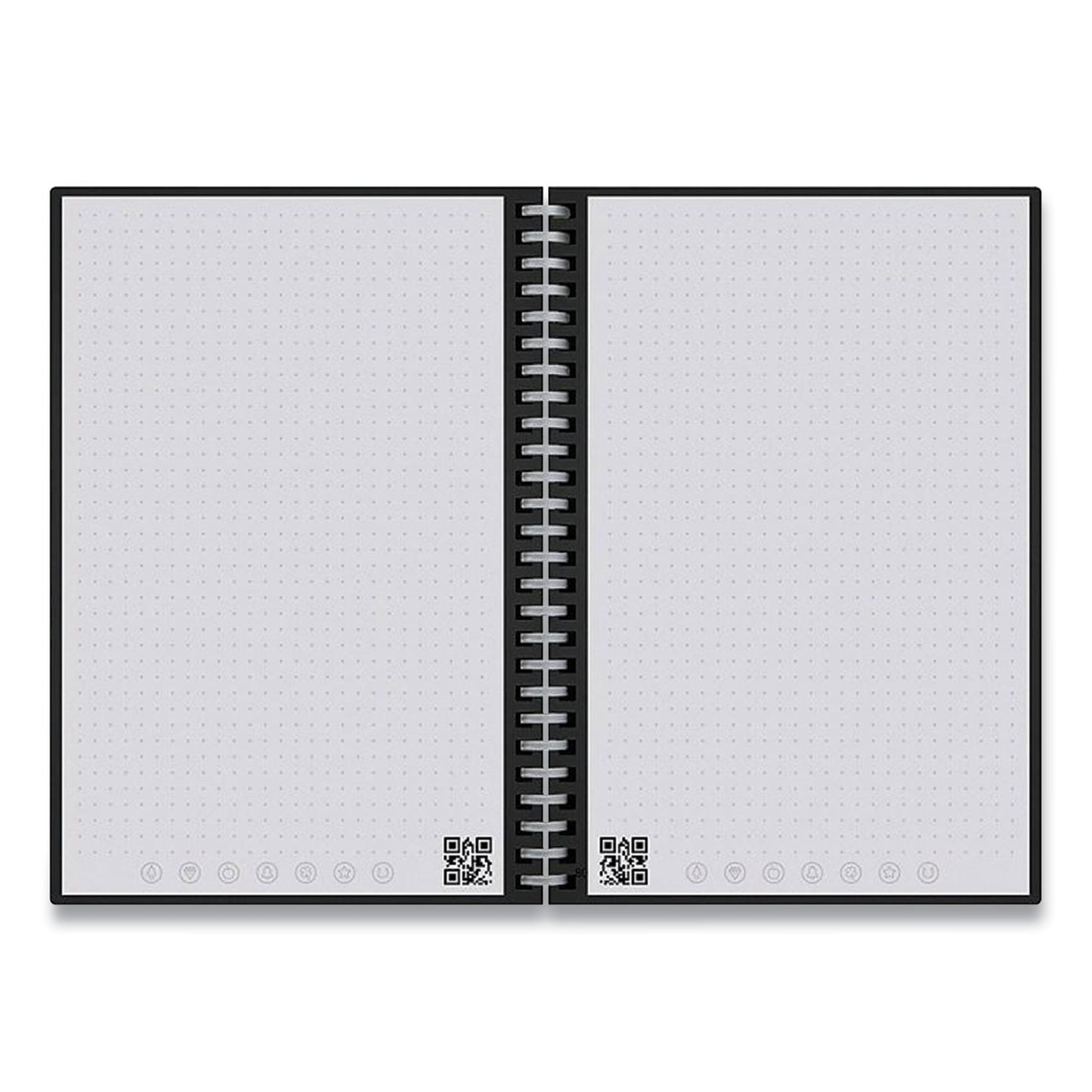 Rocketbook Wave Smart Reusable Notebook, Dotted Rule, Blue Cover, (40) 9.5 x 8.5 Sheets (WAVSKA)