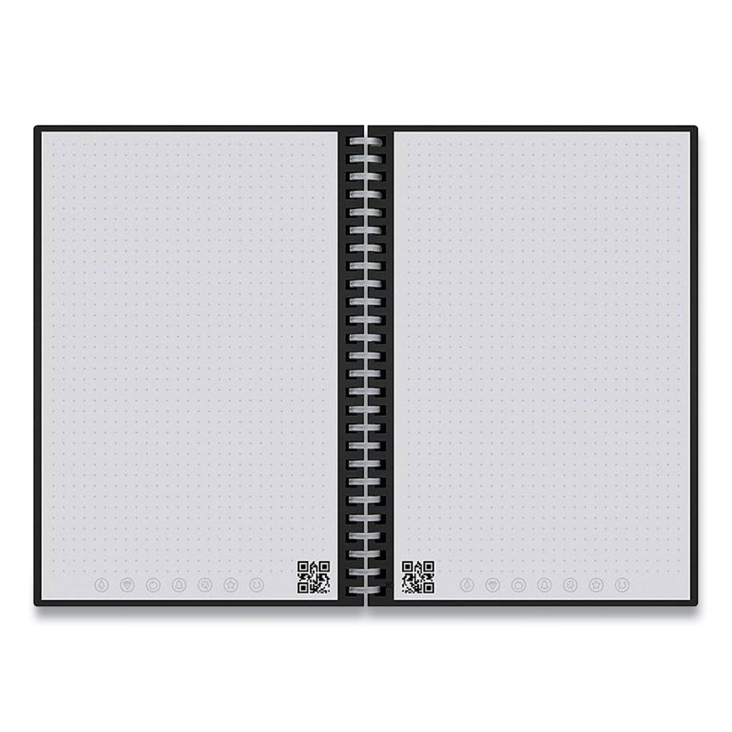 Rocketbook Wave Smart Reusable Notebook, Dotted Rule, Blue Cover, (40) 9.5 x 8.5 Sheets (WAVSKA)