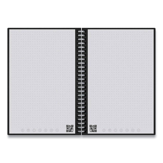 Rocketbook Wave Smart Reusable Notebook, Dotted Rule, Blue Cover, (40) 9.5 x 8.5 Sheets (WAVSKA)