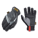 Mechanix Wear FastFit Work Gloves, Black/Gray, Large (MFF05010)