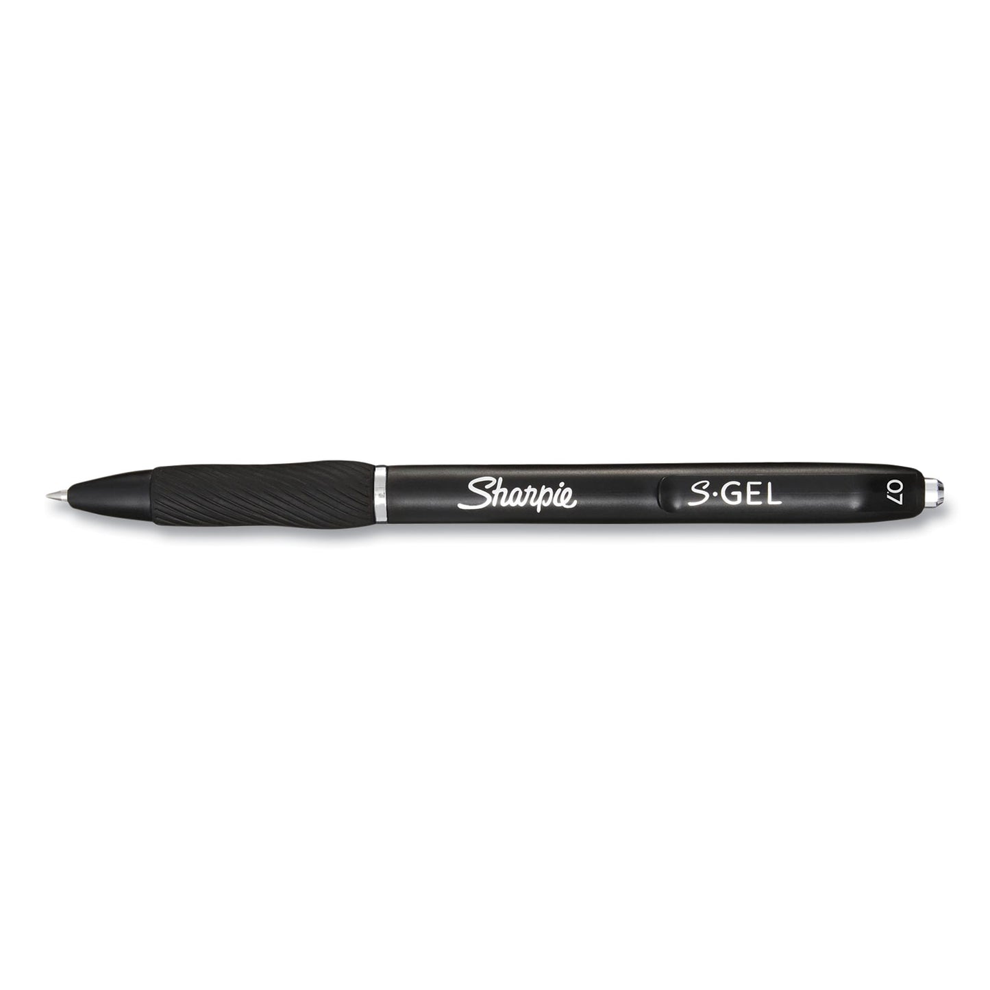 Sharpie S-Gel High-Performance Gel Pen, Retractable, Medium 0.7 mm, Black Ink, Black Barrel, 36/Pack (2096180)