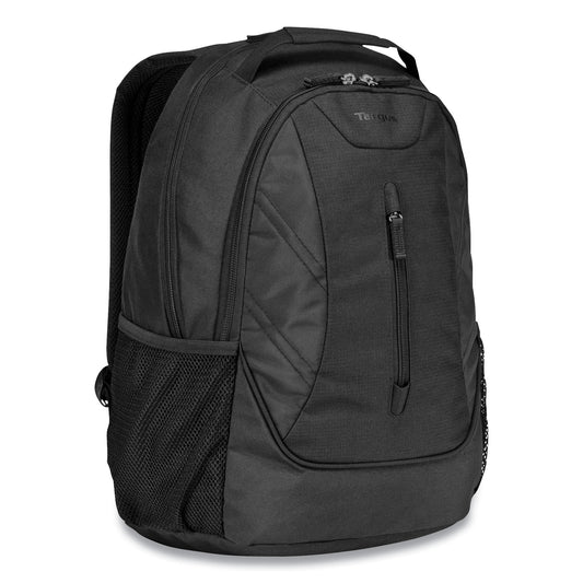 Targus Ascend Backpack, Fits Devices Up to 16", Polyester, 12.5 x 7 x 18.6, Black (TSB710US)